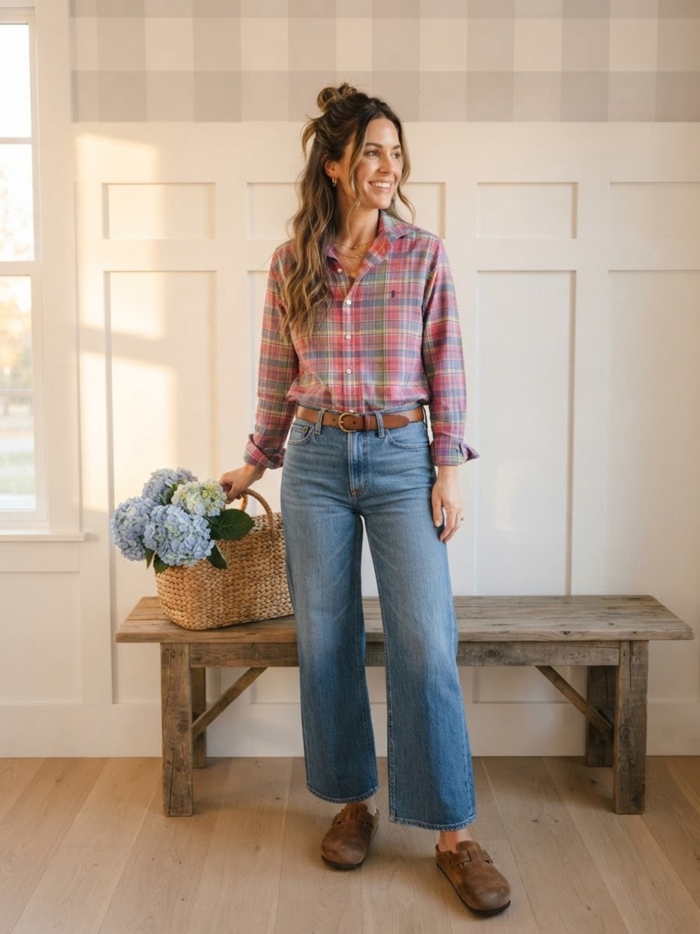 Ralph Lauren Pink Plaid Button-Down Shirt